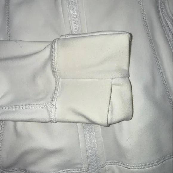 White Lululemon Define Jacket Nulu Size 6-worn once - Picture 3 of 4